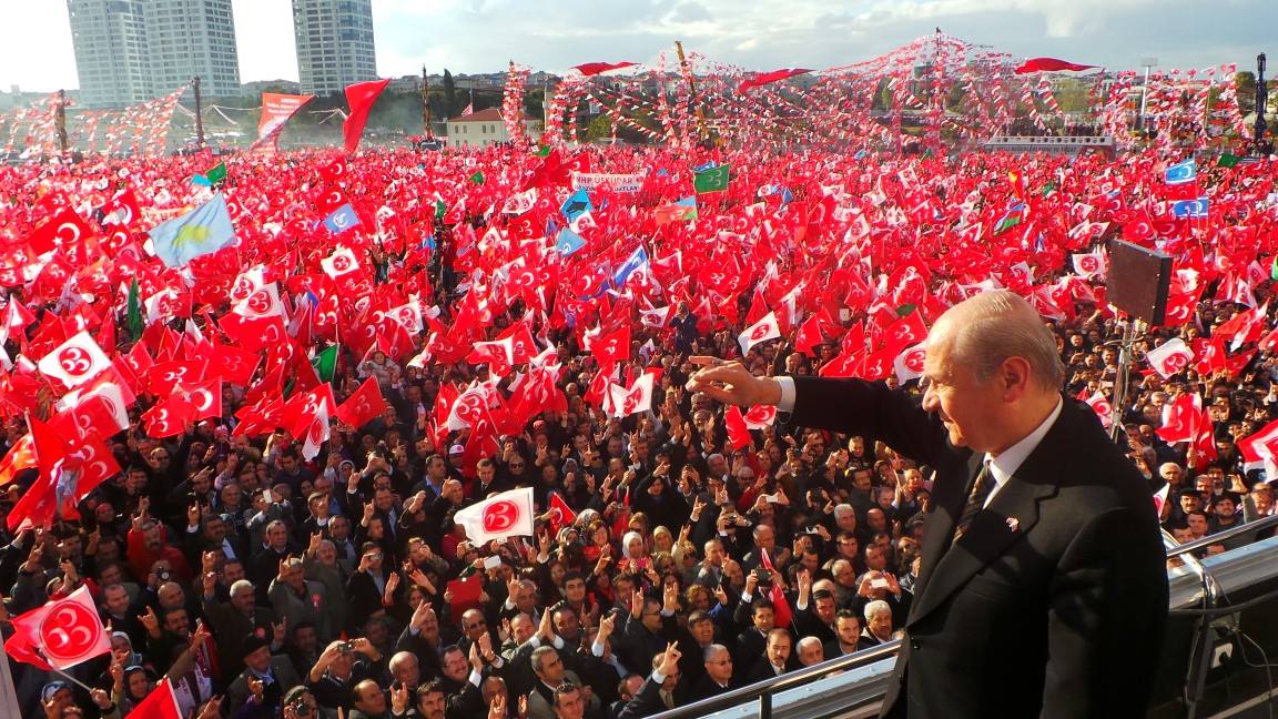 Milliyetçi Hareket Partisi Genel Başkanı Sayın Devlet Bahçeli'nin İstanbul  Demokrasi Mitinginde yapmış oldukları konuşma. 5 Ekim 2013